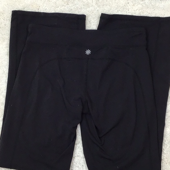 Athleta Pants & Jumpsuits Athleta Black Flare Yoga Pants L Poshmark